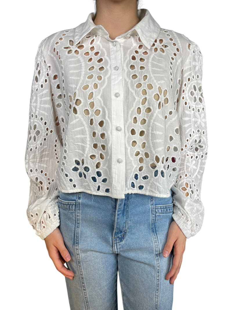 Blusa Broderie