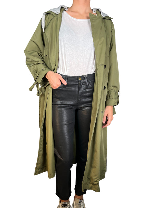 Trench Con Capucha
