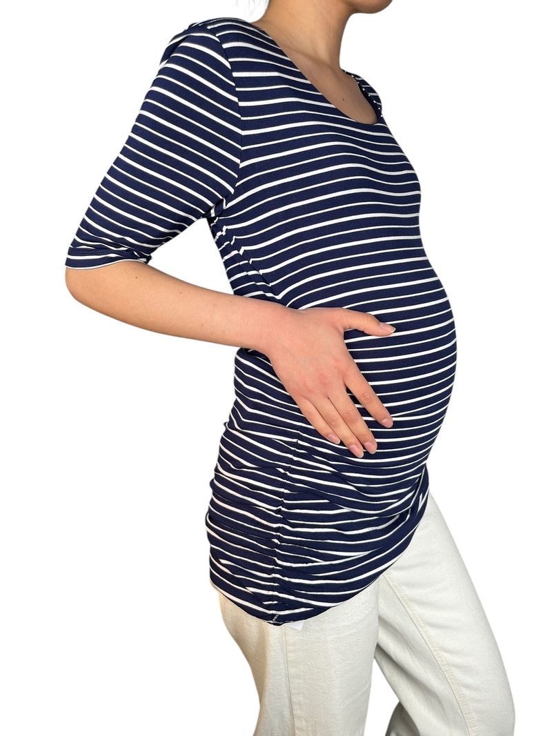 Polera Rayas Maternal