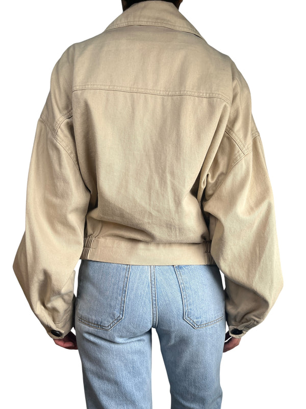 Chaqueta Crema