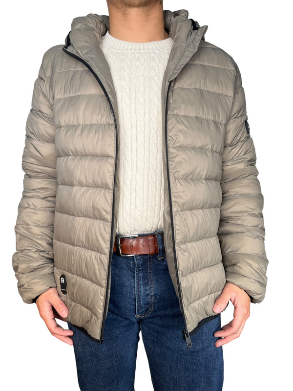 Parka Café con Capucha Hombre - Sin Batería