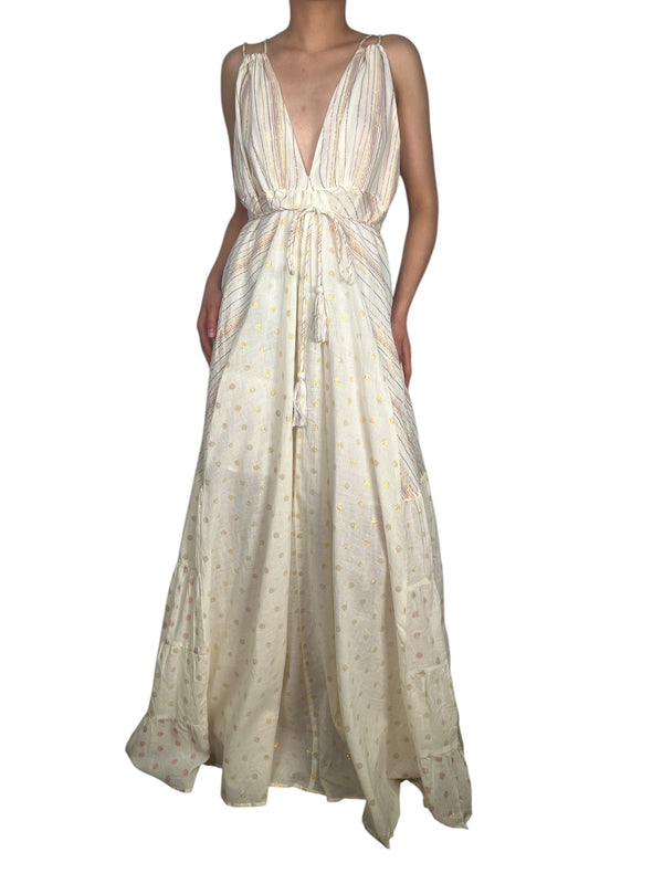 Vestido Fibras Metalizadas