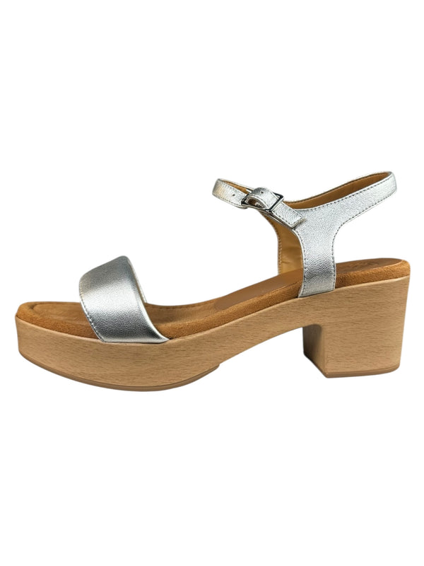 Sandalias Plateadas