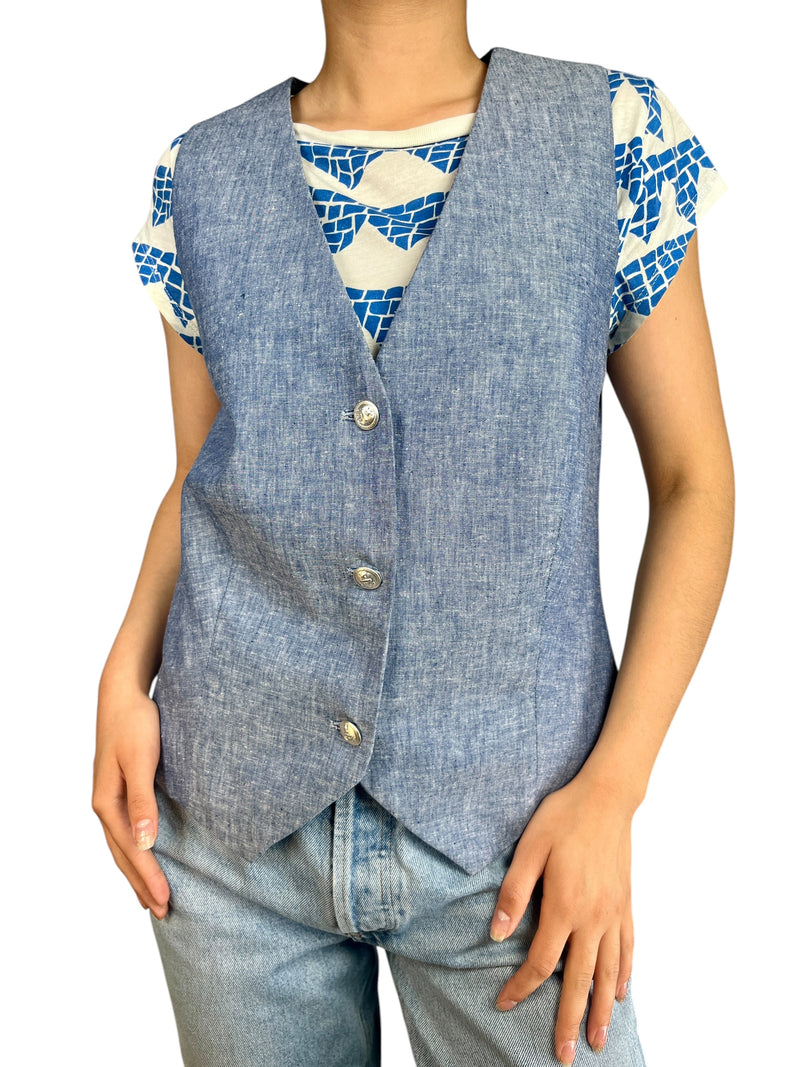 Gilet Jaspeado