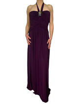 Vestido Plisado con Pedrería