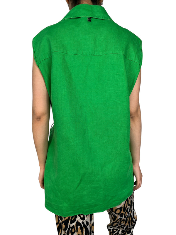 Blusa Wrap Lino PLUS SIZE