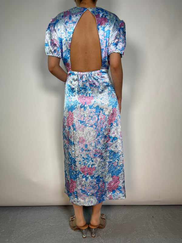 Vestido Wrap Satinado