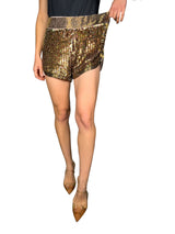 Short  Lentejuelas Doradas