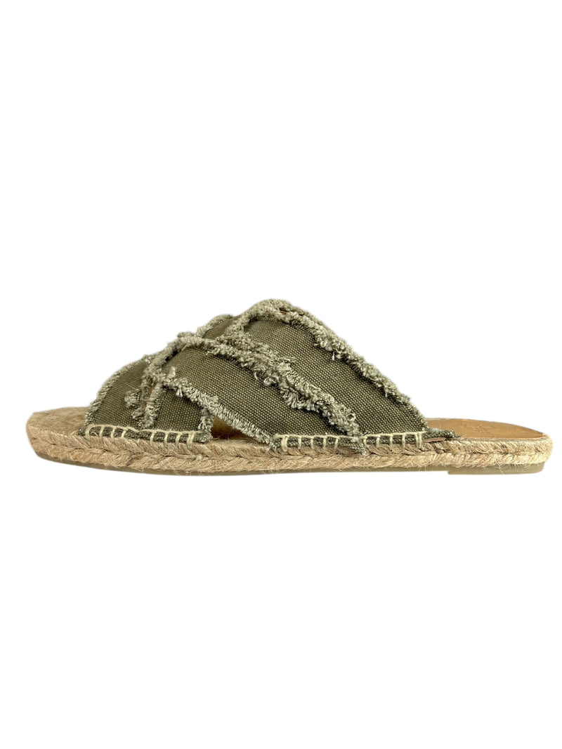 Sandalias verdes