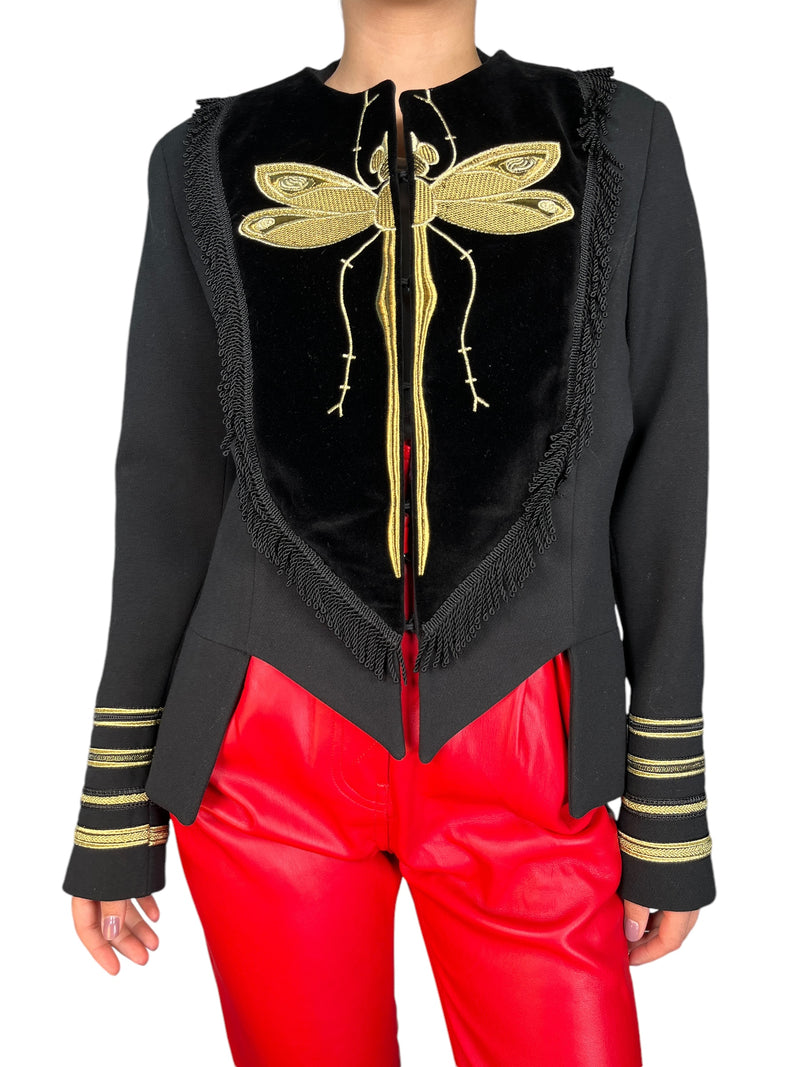 Chaqueta Bordado Dorado