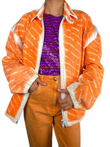 Chaqueta Oversize Neon Salmón