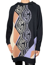 Sweater Largo Jacquard