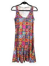 Vestido Estampado Crochet