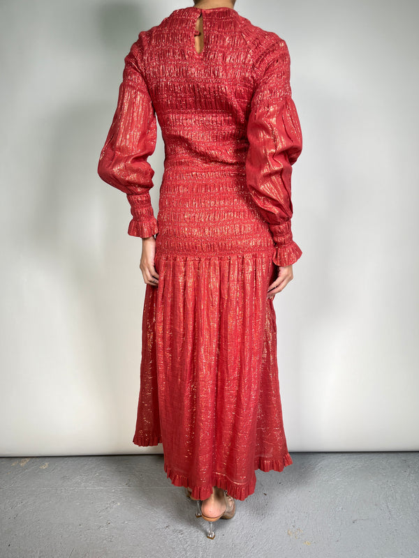 Vestido Hilos Metalizados
