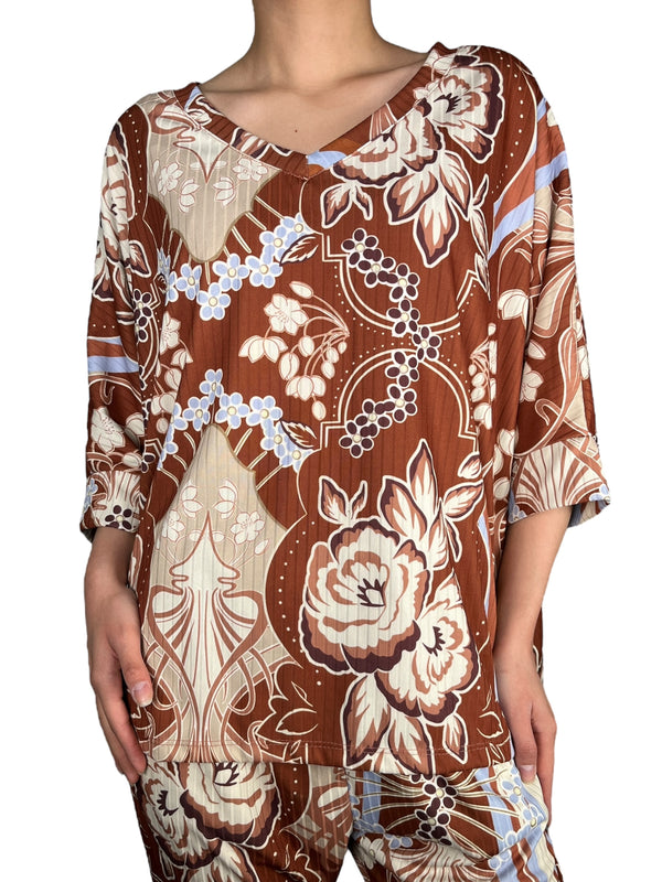 Polera Estampada Flores