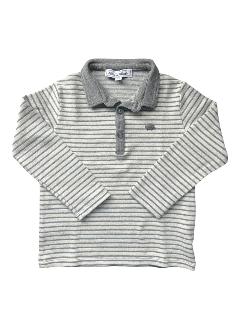 Polera Rayas Manga Larga