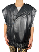 Chaqueta sin Mangas Cuero