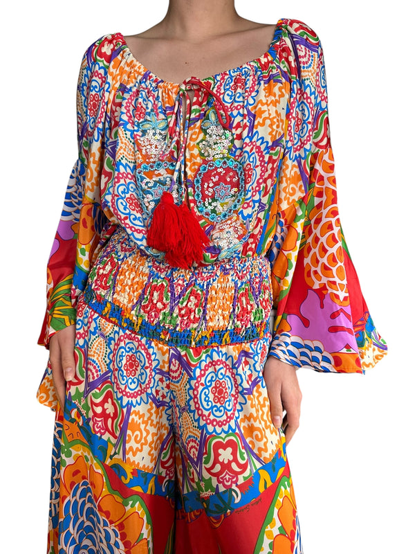 Set Blusa Y Palazzo