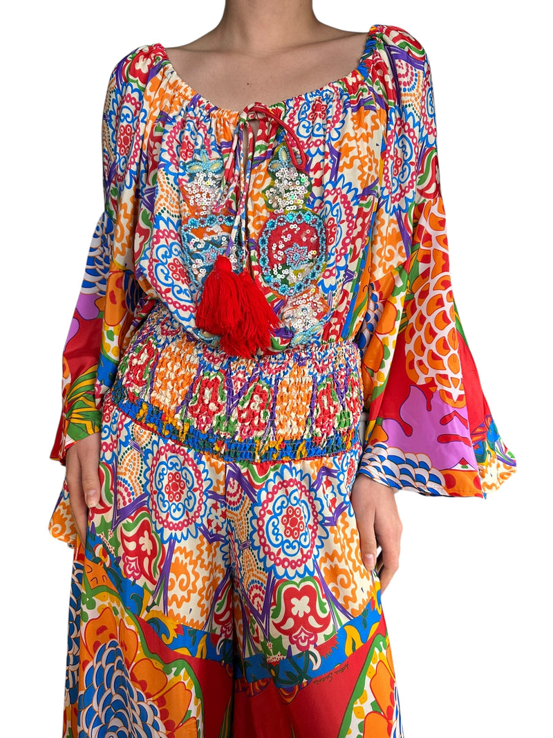 Set Blusa Y Palazzo