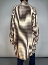 Chaqueta Beige Rayas