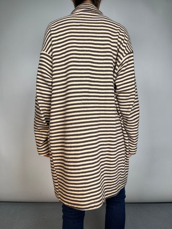 Chaqueta Beige Rayas