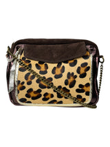 Bandolera Cuero Animal Print