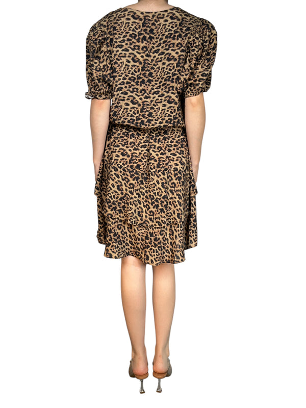 Vestido Viscosa Animal Print