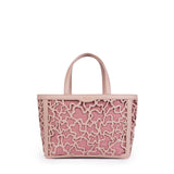 Bolsa mediana Kaos Shock en color rosa-beige