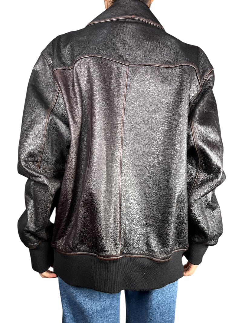 Chaqueta Cuero Oversize