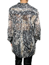 Blusa Traslucida Viscosa y Seda