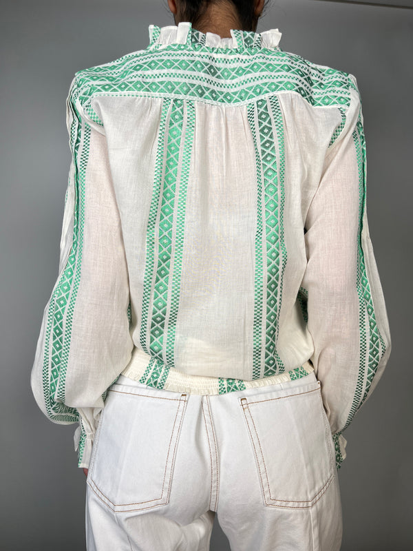 Blusa Jacquard