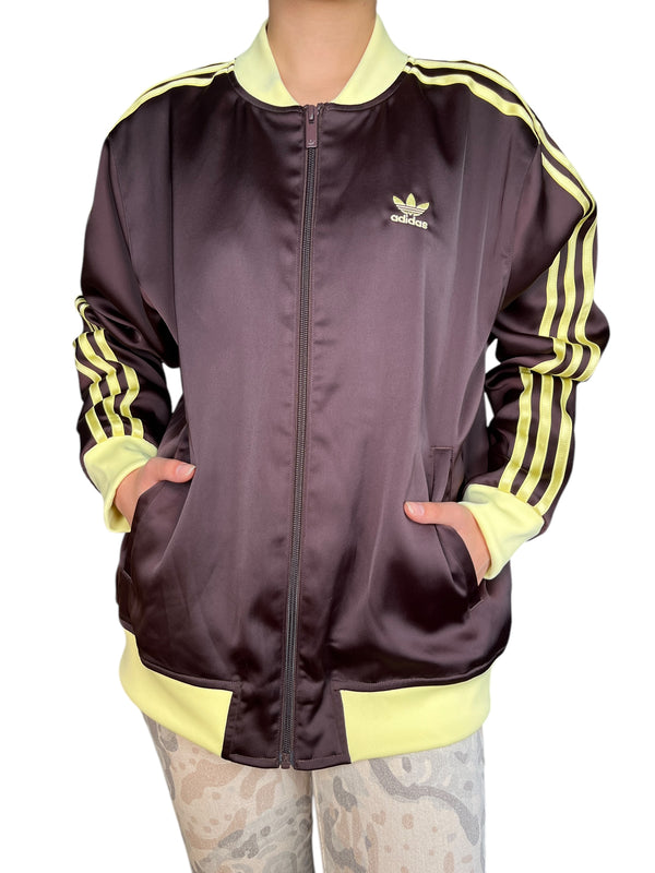Chaqueta Bomber 3 Tiras Satén