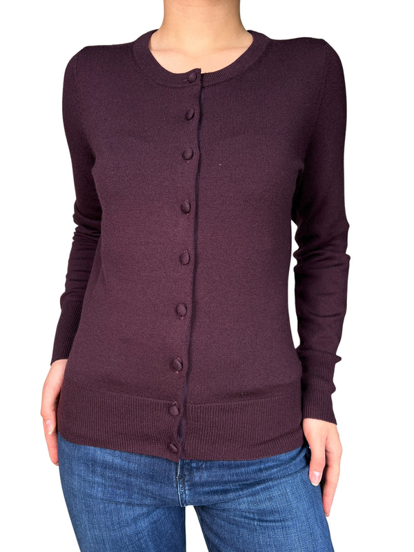 Sweater Morado Botones