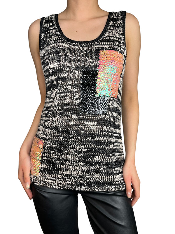 Polera Tejida Lentejuelas