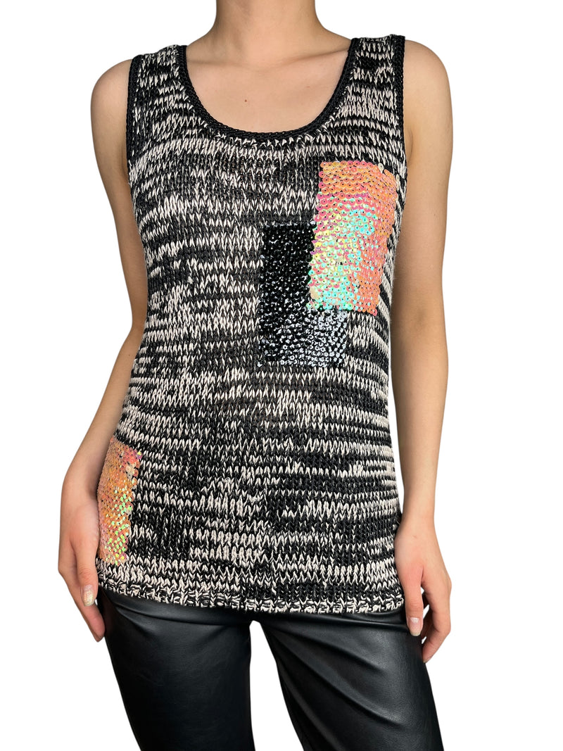 Polera Tejida Lentejuelas