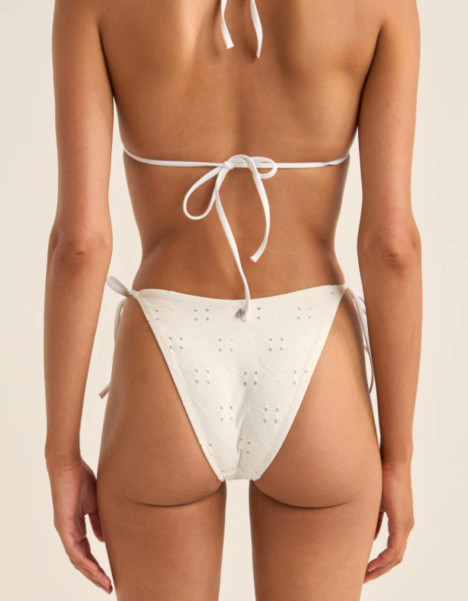 Bottom Brighton Eyelet Tie Side Hi Cut