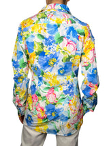 Blusa Flores Azules