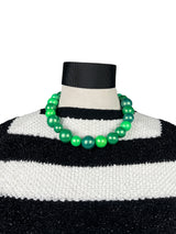 Collar Esferas Verde
