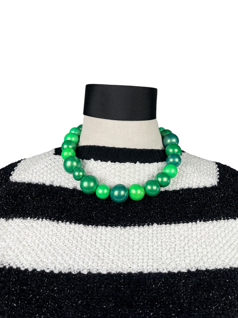 Collar Esferas Verde