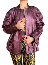 Chaqueta Bomber Metalizada