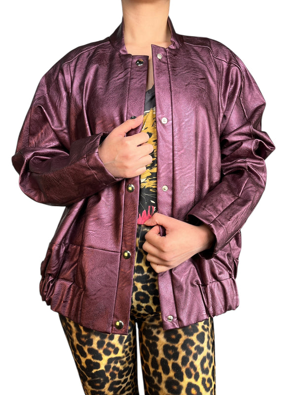 Chaqueta Bomber Metalizada