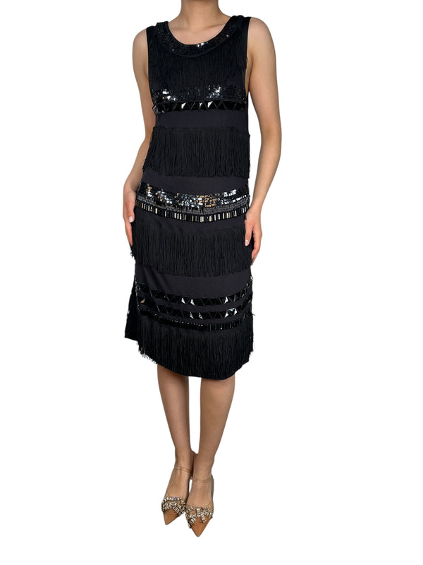 Vestido Flecos
