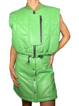 Chaqueta Puff Cuero