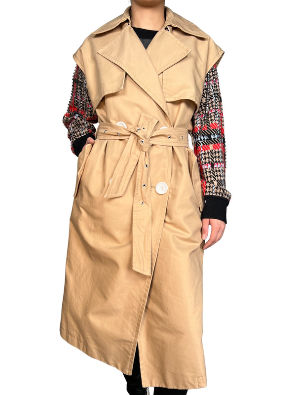 Trench sin mangas