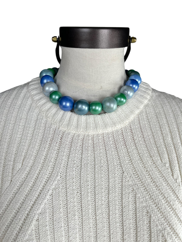 Collar Esferas Azulejos