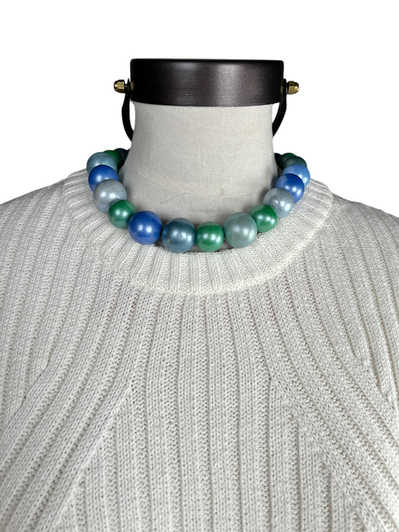 Collar Esferas Azulejos