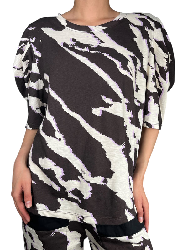 Polera Beck Black Cebra