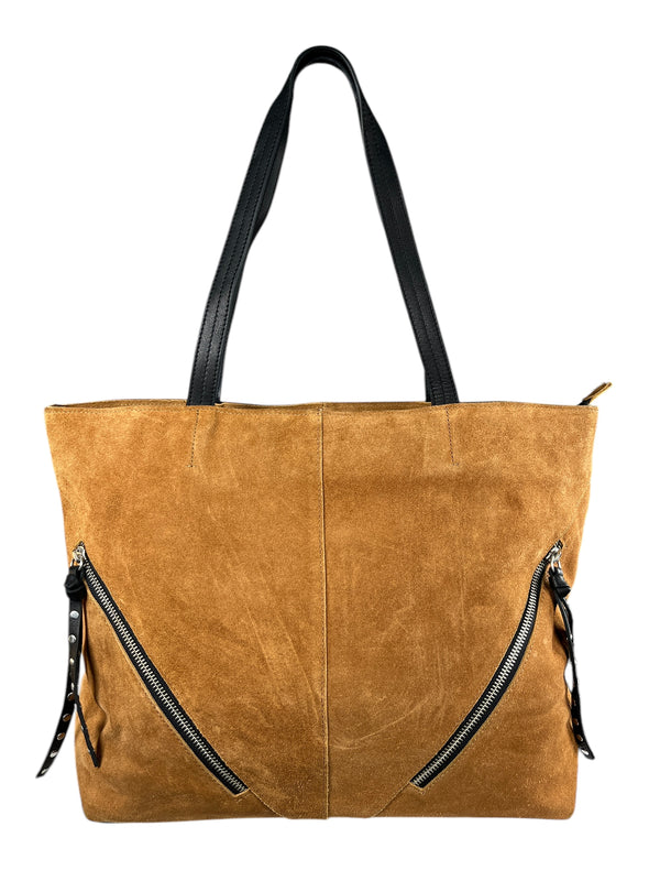 Bolso Gamuza Cuero