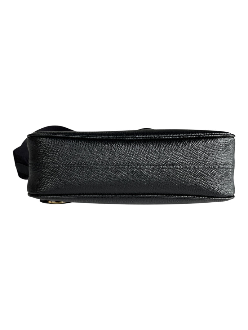 Cartera Negra Cuero