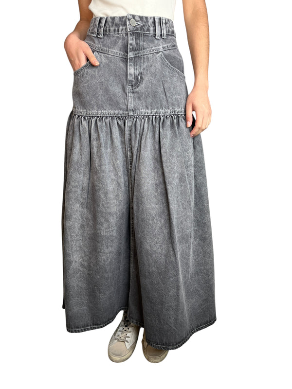 Falda Ruedo Denim